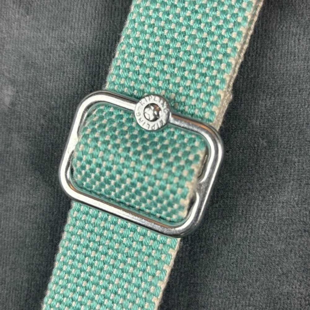 EUC Kipling Alvar multi-pocket Crossbody Bag in Mint Green Perfect condition! - Picture 5 of 15